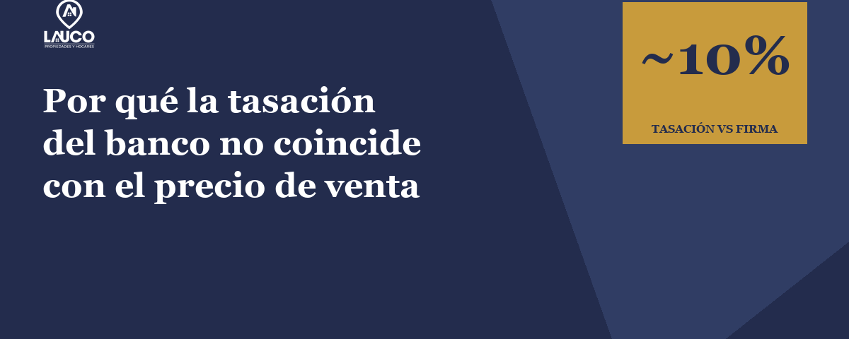 Portada del artículo · Por qué la tasación del banco no coincide con el precio de venta en Zaragoza · Lauco Propiedades
